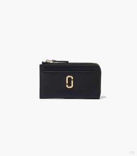 La cartera multibolsillo con cremallera superior de J Marc - Negro |Marc Jacobs España