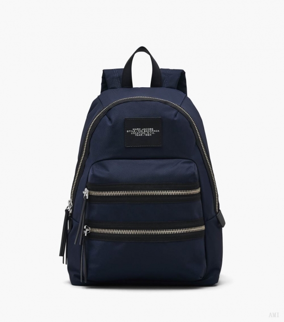 The Biker Nylon Large Backpack - Azul medianoche |Marc Jacobs España