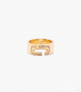 Anillo de cristal de J Marc - Oro/cristal |Marc Jacobs España