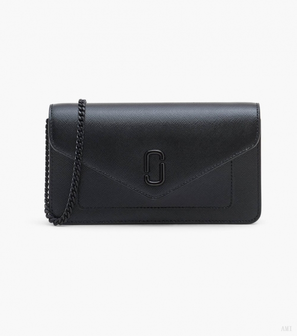 La cartera con cadena Longshot Dtm - Negro |Marc Jacobs España