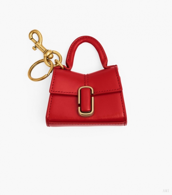 Colgante para asa superior The Nano St. Marc - Rojo intenso |Marc Jacobs España