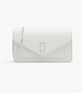 La cartera con cadena Longshot Dtm - Blanco |Marc Jacobs España