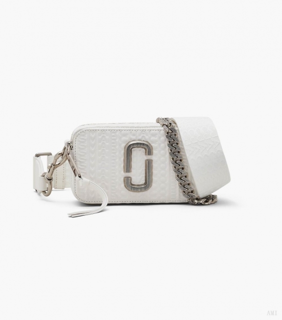 The Monogram Debossed Snapshot - Blanco |Marc Jacobs España