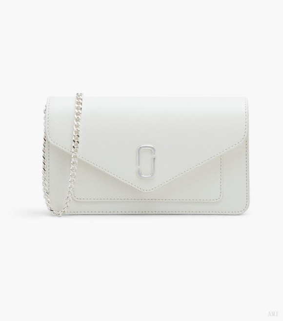 La cartera con cadena Longshot Dtm - Blanco |Marc Jacobs España