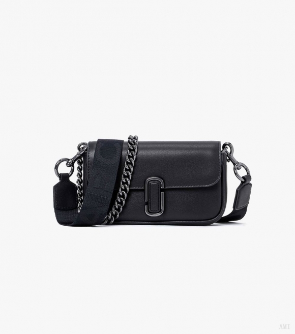 Bolso mini J Marc - Negro/Gunmetal |Marc Jacobs España