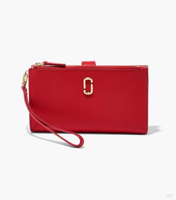 La cartera de mano para teléfono J Marc - Rojo intenso |Marc Jacobs España