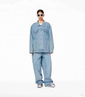 The Denim Trucker Jacket - Sun Bleached Denim |Marc Jacobs España