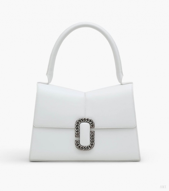 El bolso con asa superior grande St. Marc - Blanco |Marc Jacobs España