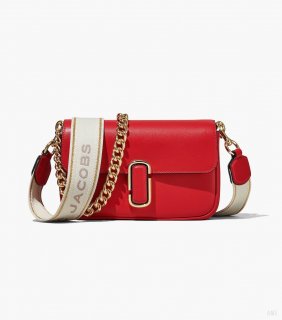 Bolso de hombro suave J Marc - Rojo intenso |Marc Jacobs España