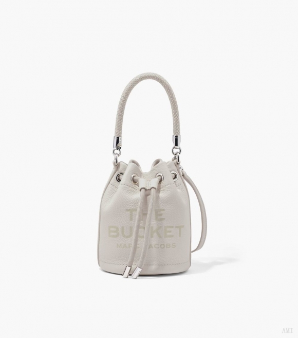 El minibolso de mano de piel - Algodón/Plata |Marc Jacobs España