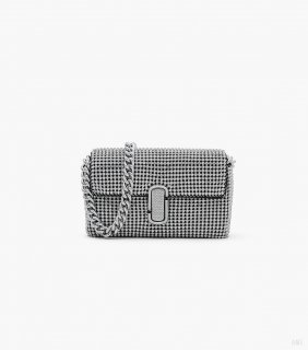 El bolso de hombro mini de J Marc con diamantes de imitación - Cristales |Marc Jacobs España