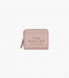 Billetera compacta de piel The Mini - Rosa |Marc Jacobs España