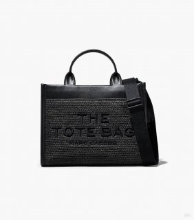 Bolso de mano mediano The Woven Dtm - Negro |Marc Jacobs España