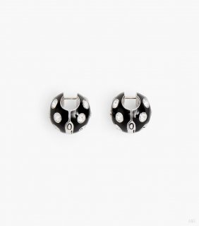 Pendientes The Spots - Cristal/Negro |Marc Jacobs España