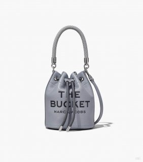 Bolso de piel tipo cubo - Gris lobo |Marc Jacobs España