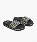 La Monogram Slide - Negro/Blanco |Marc Jacobs España