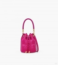 The Leather Mini Bucket Bag - Lipstick Pink |Marc Jacobs España