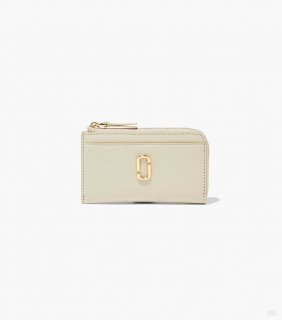 La cartera multibolsillo con cremallera superior J Marc - Blanco nube |Marc Jacobs España