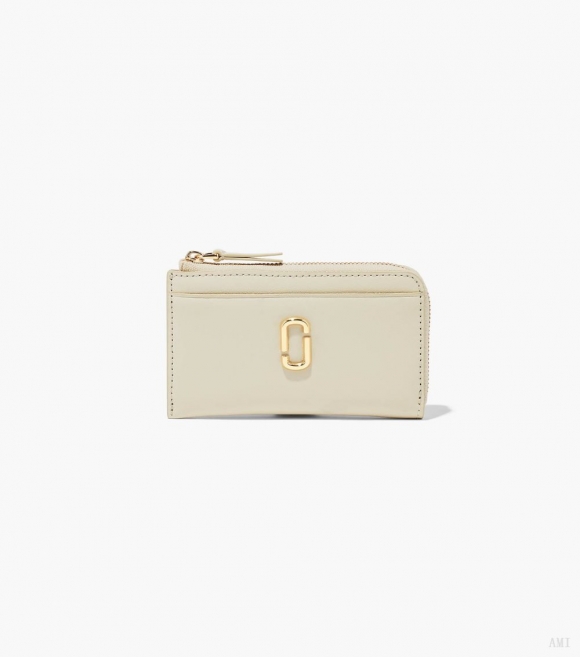 La cartera multibolsillo con cremallera superior J Marc - Blanco nube |Marc Jacobs España