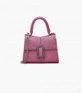 Bolso de mano St. Marc Mini con purpurina galáctica - Rosa lápiz labial |Marc Jacobs España