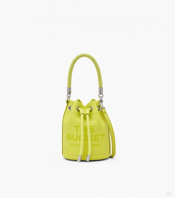 El bolso mini tipo cubo de piel - Limoncello |Marc Jacobs España