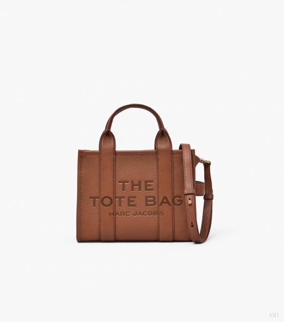 Bolso tote pequeño de piel - Aceite de argán |Marc Jacobs España