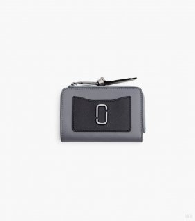 La cartera plegable fina Snapshot de Utility - Wolf Grey Multi |Marc Jacobs España