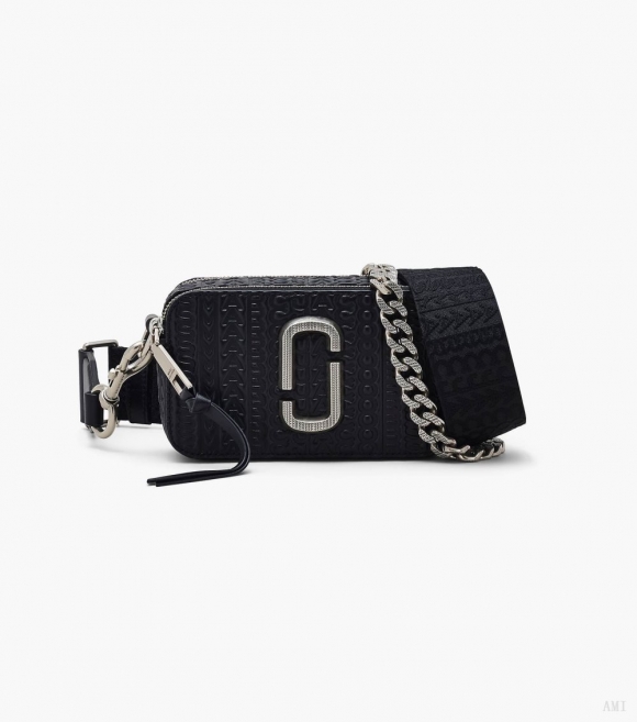 Bolso Snapshot Monogram Debossed - Negro |Marc Jacobs España