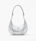 Bolso Curve de piel metalizada - Plata |Marc Jacobs España