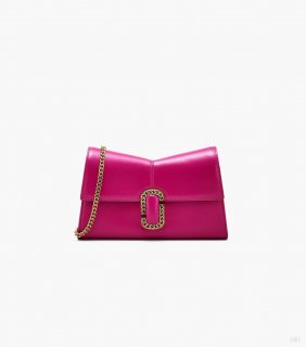 La cartera con cadena St. Marc - Rosa lápiz labial |Marc Jacobs España