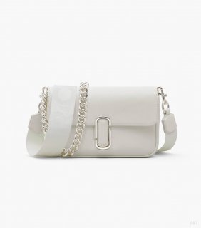 Bolso de hombro suave The J Marc - Blanco/Plata |Marc Jacobs España