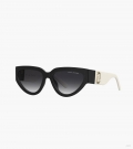 Gafas de sol con ojos de gato de J Marc - Negro/Blanco |Marc Jacobs España