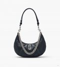 Bolso curvo de piel acolchada - Negro |Marc Jacobs España