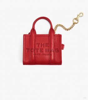 The Nano Tote Bag Charm - True Red |Marc Jacobs España