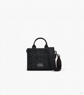 Bolso tote mini de lona Crystal - Cristal negro |Marc Jacobs España