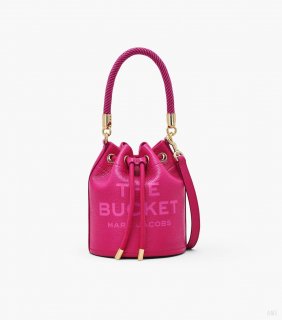 Bolso de piel tipo cubo - Rosa lápiz labial |Marc Jacobs España