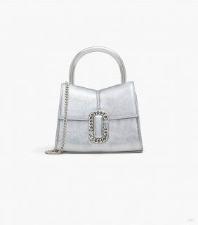 El minibolso de mano St. Marc metálico - Plata |Marc Jacobs España