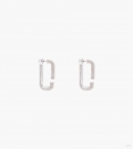 The J Marc Crystal Hoops - Crystal/Silver |Marc Jacobs España