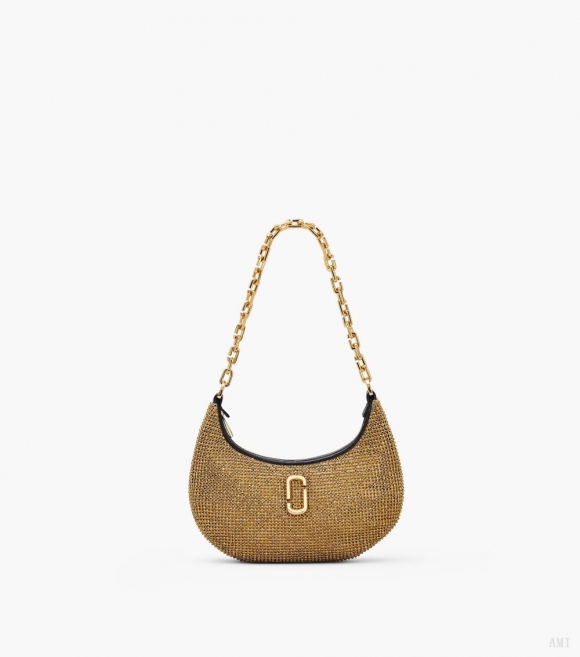 Bolso Curvo Rhinestone - Dorado |Marc Jacobs España