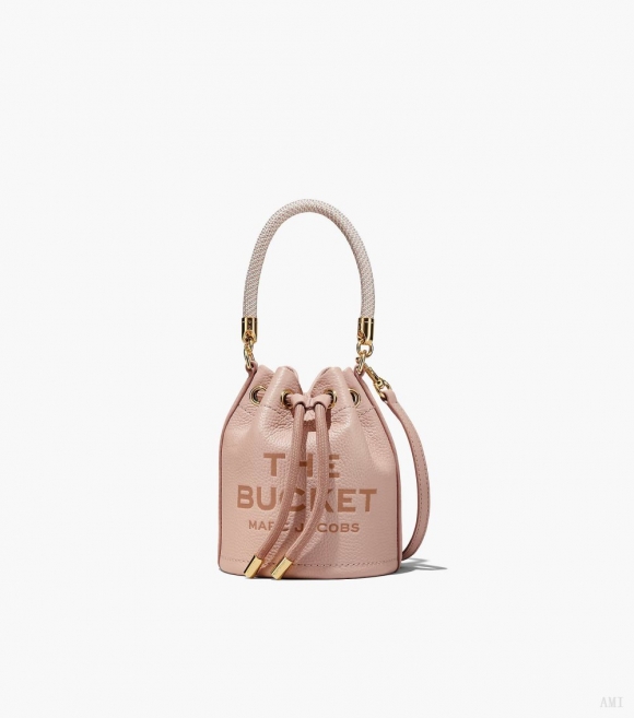 Bolso tipo cubo mini de piel - Rosa |Marc Jacobs España