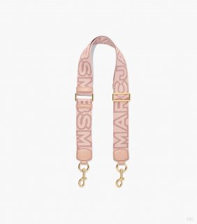 Correa de cincha con logotipo Outline - Rosa multi |Marc Jacobs España